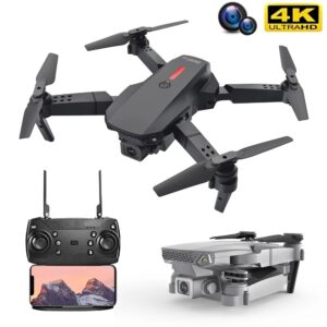 E88 RC Drone 4K Profesional HD Dual Camera 2.4ghz Mini Foldable