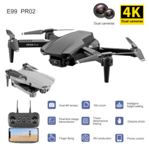 E99 Mini RC Drone With 1080P 4K Dual Camera HD WIFI Fpv Photography