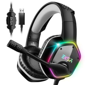 EKSA E1000 7.1 Surround Sound Gaming Headset With Microphone For PS4 /