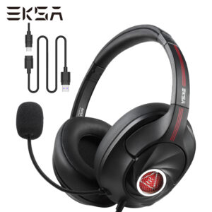 EKSA E3Z Gaming Headset Gamer 7.1 USB / Type C Wired Headphones With