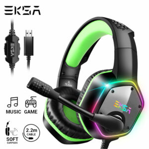 EKSA Gaming Headphones Wired Over Head E1000 Headset 7.1 Virtual