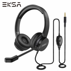 EKSA H12 Wired Headphones With Microphone For PC / PS4 / XBOX Gaming