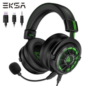 EKSA Wired Headset Gamer 7.1 Surround Gaming Headphones For PC / XBOX /