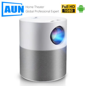 ET40 AUN LED Projector Full HD 1080P Android 9 Beamer Movie MINI