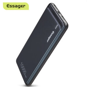 Essager 10000mAh Power Bank Slim USB Portable External Battery Charger