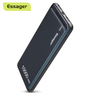 Essager 10000mAh Slim Power Bank Portable External Battery Charger