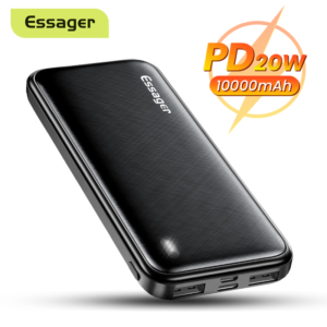 Essager PD 20W 10000mAh Power Bank Portable Charging External Battery