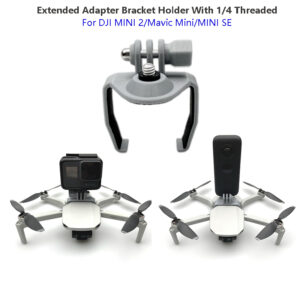 Extended Adapter Bracket Holder W1 / 4 Threaded Screw For DJI Mavic