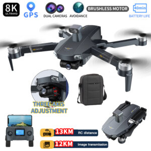 Fly 13KM 8819 Profesional Drone 8K Reperter GPS WIFI 3 Axis Gimbal HD
