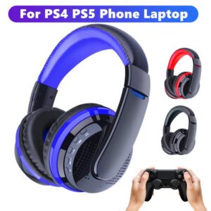 For PS4 PS5 Phone Wireless Gamer Headphone With Mic & Bluetooth