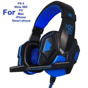 For PS4 XBOX 360 Wired Gaming Headphones With Microphone Professional