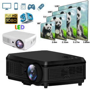 Full HD Projector 1080P LED Proyector 3D Video Beamer For 4K Smart