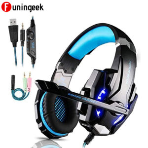 G9000 Gaming Headphones Wired Gamer Headset With Microphone Bass Stereo