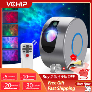 Galaxy Projector Laser Christmas Proyector Colorful XK1 Rotating Water