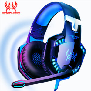 Game Headphones Gaming Headsets Bass Stereo Over Head Earphone Casque