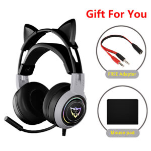 Gamer Headset Gaming Headphones For PC Computer Bass Stereo Over Ear
