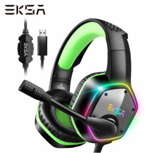Gaming Headphones For PC / PS4 / PS5 EKSA E1000 7.1 Surround RGB Gaming