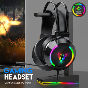 Gaming Headset Gamer Headphone 7.1 Surround Sound USB 3.5mm Wired RGB