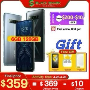 Black Shark 4 5G Smartphone Snapdragon 870 Gaming Phone 144HZ Refresh
