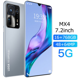 MX4 7.2 Inch Drop Screen 10 Core 48+64mp Mt6889z Smartphone 16+512gb