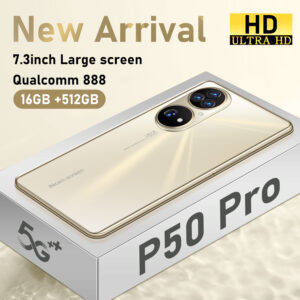 P50 Pro 7.3 Inch 32+64mp 6800mAh 10 Core Android 12 Smart Phones