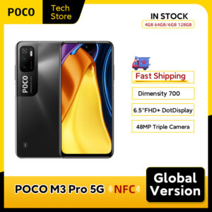 POCO M3 Pro 5G NFC Dimensity 700 Smartphone 90HZ 6.5" FHD+ Dotdisplay
