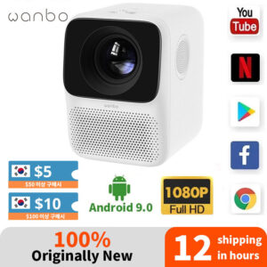 Wanbo T2 MAX LCD Projector LED Support Vertical Keystone Correction