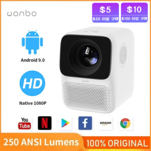 Wanbo T2 MAX Projector 1080P Mini LED Portable WIFI Full HD Projector