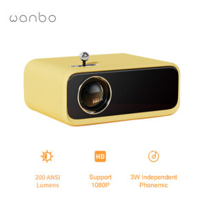 Wanbo X1 Mini Projector Support 1080P 200 ANSI Lumen 800*480P LED