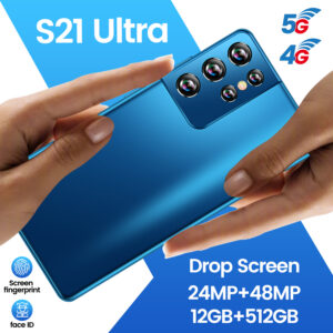 S21ultra 6.1inch 6+128gb MTK6889 24+48mp 5000mAh 1440*3200 Smartphone