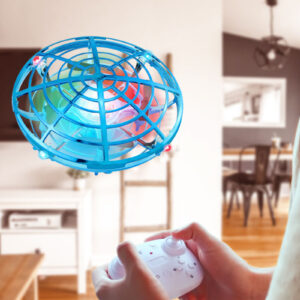 HGRC Mini RC UFO Drone With LED Light Gesture Sensing Electric Flying