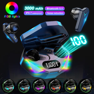 Hygamocc Wireless Headphones TWS Bluetooth Earphones V5.1 Gaming