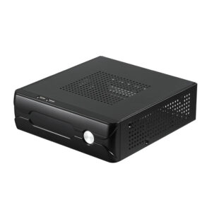 Home Practical Metal Computer Case 2.0 USB With Radiator Hole HTPC