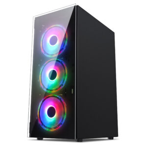 Gaming Mini PC Core E5 2660 LED 16GB DDR4 HDD SSD GTX 1060 6GB GPU VGA