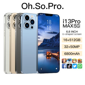 I13 Pro Max Смартфоны 6.8inch HD Celular 5G 16GB 512GB Android 11