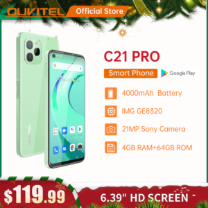 Oukitel C21 Pro Smartphone 4GB 64GB 6.39"hd+4000mah Octa Core ANDROID11