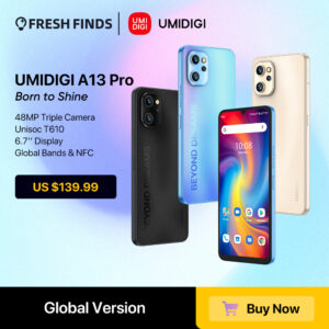 Umidigi A13 Pro Android Smartphone NFC 48MP AI Triple Camera 128GB 6.7"