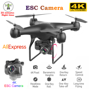 Jimitu RC Drone UAV WIFI FPV With 4K HD Camera Professional Wide Angle