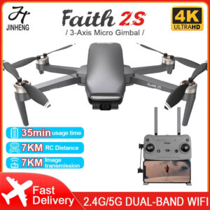 Jinheng FAITH 2S RC Helicopter GPS Drone 4K Profesional HD Dual Camera