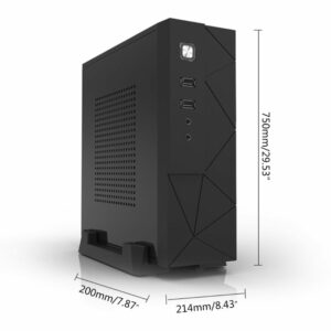 JX01 SECC Mini ITX HTPC Chassis Game Computer Case Box Desktop PC
