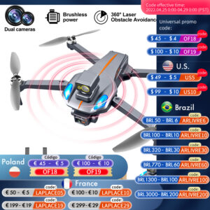 K911 MAX GPS Drone 4K Professional Obstacle Avoidance 8K Dual HD Camera