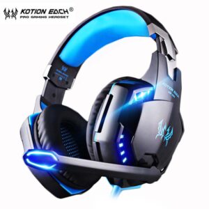 Kotion EACH PS4 Gaming Headset Deep Bass Stereo Casque Wired Game