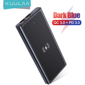 Kuulaa 10000mAh Qi Wireless Charger Power Bank External Battery