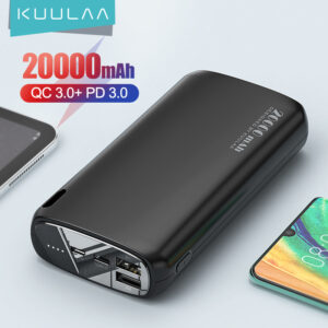 Kuulaa Power Bank 20000mAh Portable Charging Power Bank Mobile Phone