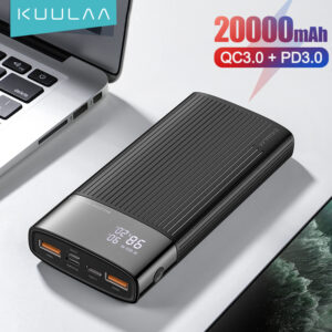 Kuulaa Power Bank 20000mAh QC PD 3.0 Power Bank Fast Charging Power Bank