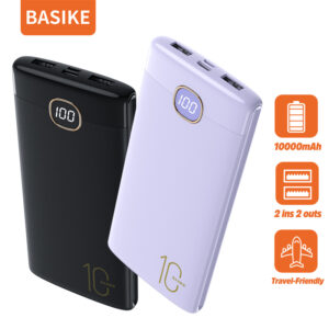 Kivee 10000mAh Portable Power Bank External Battery Charger Power Bank