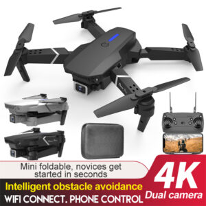 LSRC Quadcopter E88 525 Pro WIFI FPV Drone With Wide Angle HD 4K 1080P