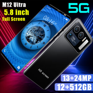 M12 Ultra 5.8inch 6+128gb Hd+fullscreen MTK6889 CPU 1080x2320 13+24mp