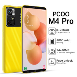 M4pro 5.5 Inch Deca Core 24+48mp Face ID Cellphones MTK6983 8+128gb