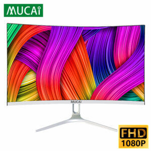 MUCAI 24 / 27 Inch Curved Monitor 75HZ Desktop PC LCD FHD Computer